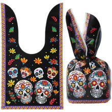 Snoepzakjes voor Día de Muertos (Dag van de Doden) met chocolade en snoep, 50 stuks