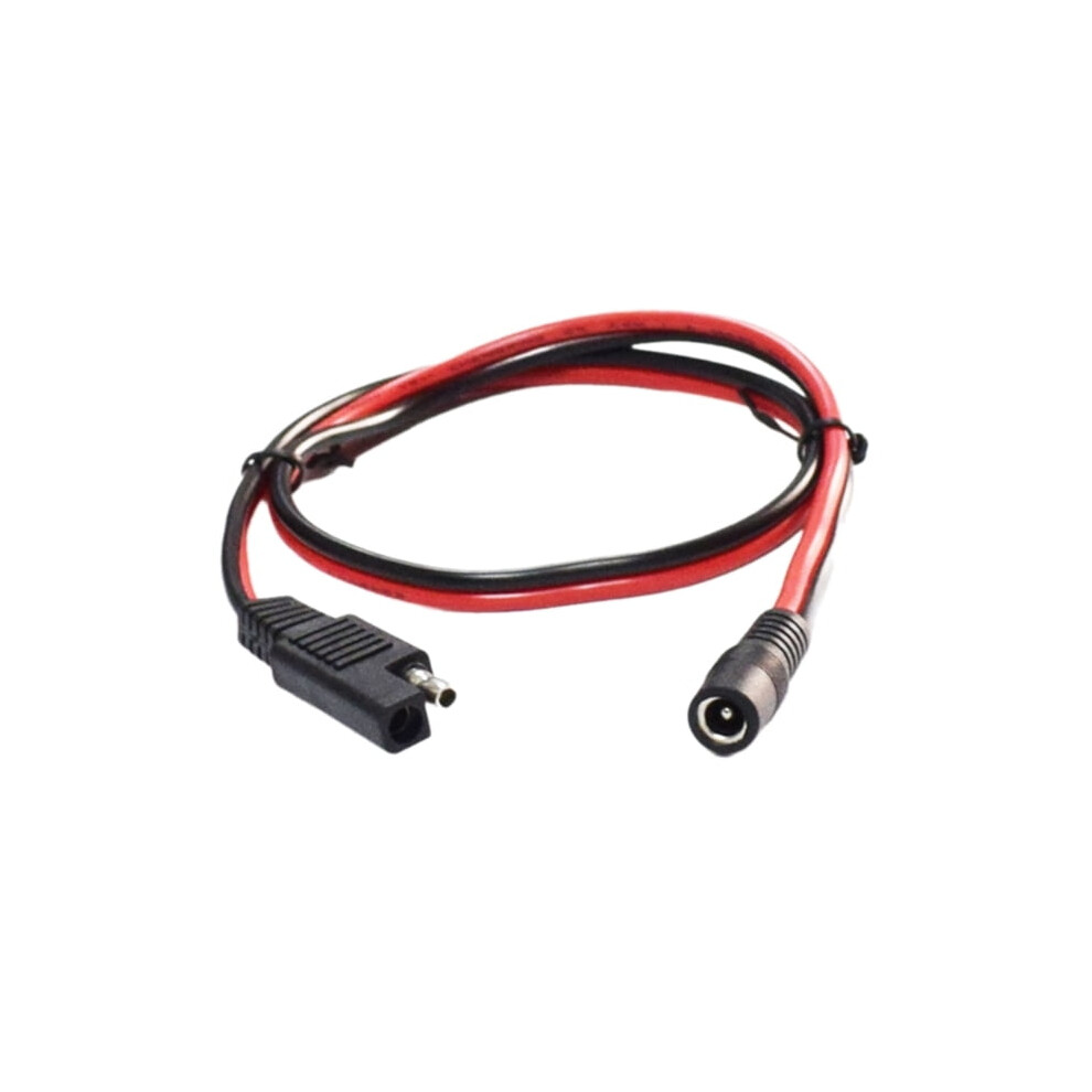 Sae Plug To Dc5.5x2.1mm Female Converter Adapter Cable, Sae To Dc Connector For Cars Motorcycles Power Cord 9027700081154