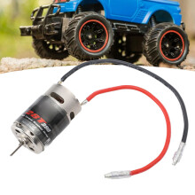 Moteur RC en acier inoxydable noir 28T pour 1/16 Traxxas & TAMIYA