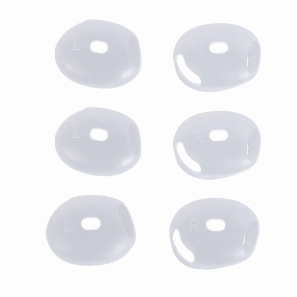 3Pairs Earphone Earplugs Silicone Covers Quite Thin For Compatible With Airpods 4 Earbuds Comfortable Fit For Men And Women 9027700083530