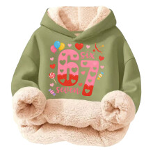Kids multicolor printed hoodie sweatshirt soft lightweight