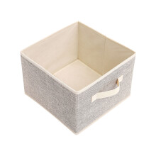 Fabric Storage Box with Lid for Clothing, Sundries & Toys – Compatible with Home & Closet Organization