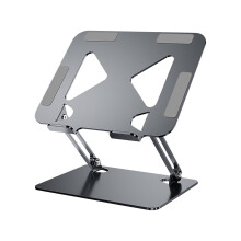 Portable Foldable Laptop Stand, Ergonomic Aluminum Alloy Riser with Cooling Vents – Compatible with All Laptops
