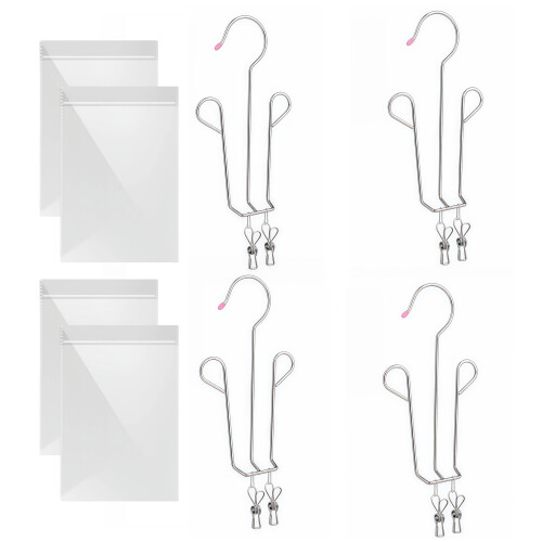 4PCS Durable Shoe Storage Rack Adjustable Shoe Holders for Home