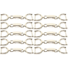 10Pcs Silver Alloy Fashion Chain Buckles for Shoes Bags and Garments