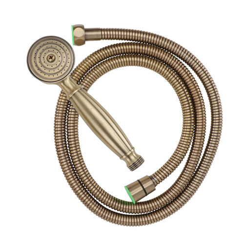 1Stk Duschkopf Messing Handbrause Robust Bronze Badaccessoire 1