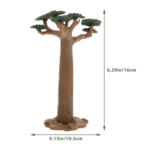 1Pc Multi-Color Mini Tree Model PVC Plant Ornament for DIY 1