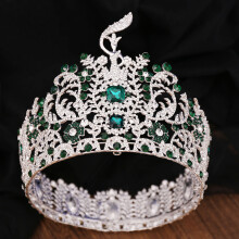 (2) Baroque Bridal Crown with Rhinestones - 50 Chars