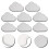 8Pcs Paper Cloud Plates White Disposable Dish Plates for Events 7
