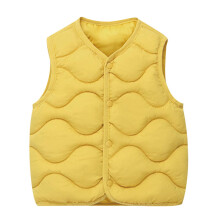 Mouwloos gewatteerd vest voor meisjes, lichtgewicht wintervest, kinderkleding voor meisjes, maat 4-5 jaar.