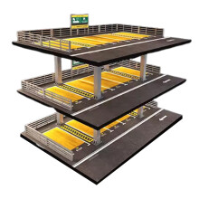 1/64 Diecast Modellauto Vitrine Tischdekoration Layout Kollektion Mehrstufig Amerikanisch 3-lagig