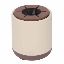 Elektrischer Baby-Milchshaker mit 3 Gängen, USB wiederaufladbar, 13x11,5 cm, Khaki-Doppelfarbe