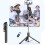 Bata Selfie Bluetooth 67" & Tripod le Cianrialtán, Rothlach 360, Cuaille Inleathnaithe do Android & iOS 1