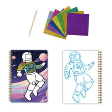 Pekkaxy DIY Foil Art Craft Kit, No-Mess Peel and Press Foil Activity for Kids and Adults, Holiday Craft Gift Set