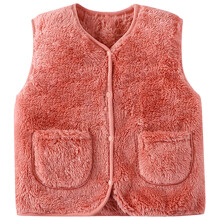 Boys Girls Warm Jacket Baby Solid Color For Inner Wear Autumn Winter Versatile For Both Children Toddler Daily Wear Classic / 1-2 Years