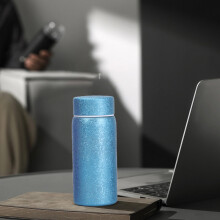Gobelet isotherme de poche en titane – Mug de voyage sous vide de 200 ml, étanche et léger, compatible avec les boissons chaudes et froides