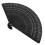 Zwarte Bamboe Vouwwaaier Voor Dames Elegant Vintage Handwaaier 8