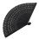 Zwarte Bamboe Vouwwaaier Voor Dames Elegant Vintage Handwaaier 10