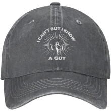 Sjov Logo Baseballkasket – Justerbar Unisex Hat
