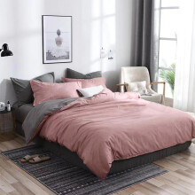 Housse de couette en microfibre douce lavée, 3 pièces, fermeture à boutons, lavable en machine, convient à toutes les saisons