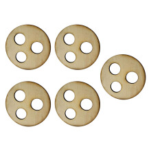 5 Pieces Candle Core Centering Devices, Wooden Candle Wick Holder, 3 Hole Lightweight Wooden Wick Centering Tool for Projects