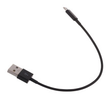Cable de carga rápida USB a USB, carga rápida de 2 A, velocidad de transferencia de 480 Mbps con conectores chapados en oro, 10 cm/20 cm.