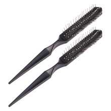 Raindrops Professional Wig Brush Black Anti-Knot Smooth Hair for Daily 2Pcs