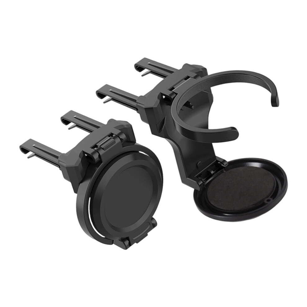 Foldable Car Drink Holder Rack With Build In Ashtray Abs Construction Tool Less Installation For Most Vehicles 9327961686670