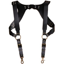 Punk Chest Chain Belt Male Halters Harness Chest Chain for Dance Proms Rock PU Belt Harness Role Play
