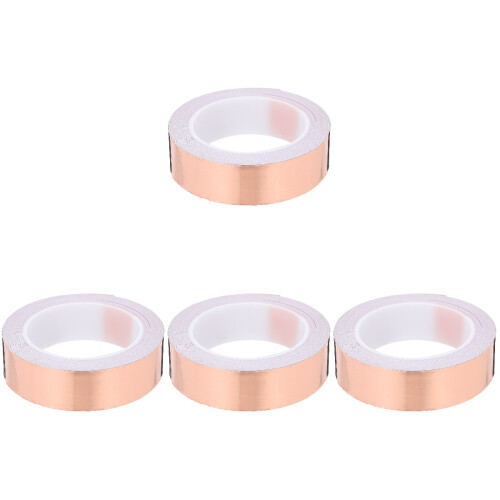 4Rolls Self-Adhesive Copper Plants Protector Wrap Rose Gold Tape