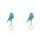 2Pièces Porte-Clés ABS Recherche Simple 1