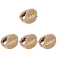 4Stk Kuscheliger Winter Ohrwärmer Khaki Unisex Atmungsaktiv