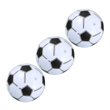 3Stk PVC Fußball Aufblasbar Mehrfarbig Vielseitig Für Strand &