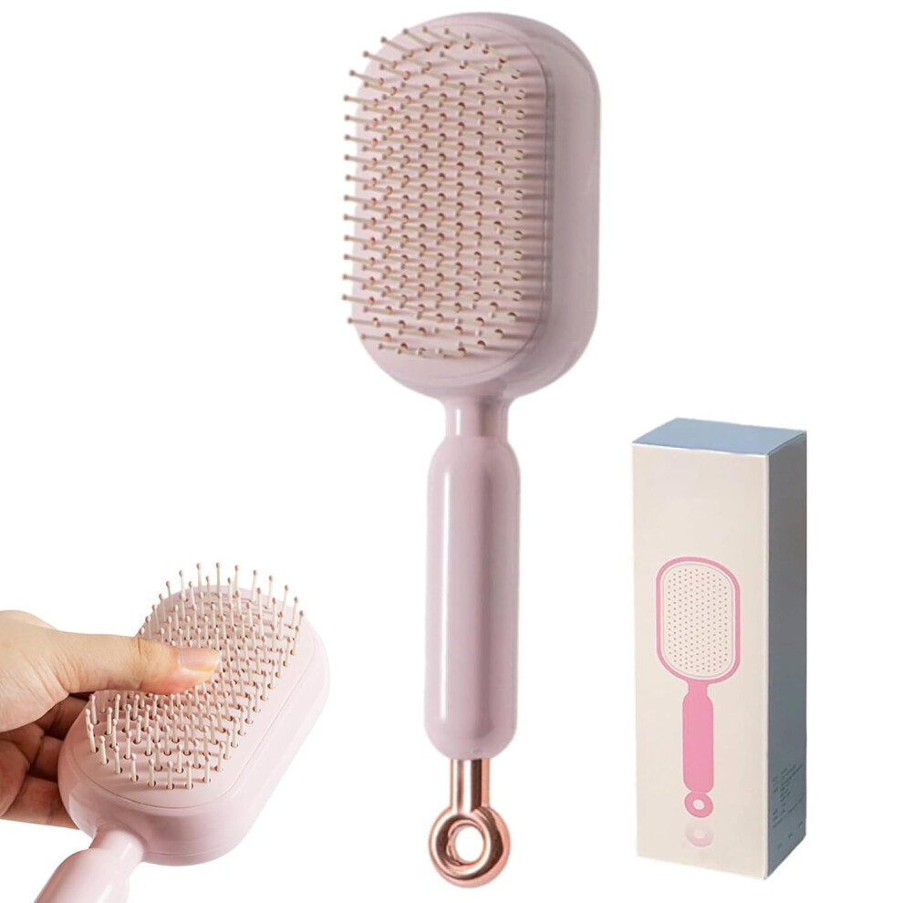 Retractable Cushion Massage Comb Anti-Static Self-Cleaning