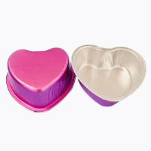 AUQ 10Pcs Pie Pan,Suitable for Baking Various Small Cakes,Tart Pan,Safe And Non-Toxic Mini Cupcake Pans,Rose Red