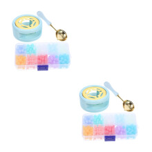 2Sets Wachsschmelzgerät Metall Kunststoff Vielseitig Für