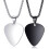 Collier pendentif médiator en acier inoxydable 1
