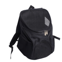 Pet Backpack for Dog Carrier Lightweight Comfortable Front Or Back Use Black