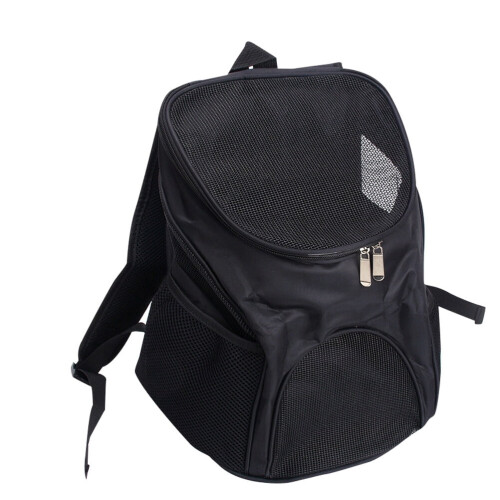 Pet Backpack for Dog Carrier Lightweight Comfortable Front Or Back Use Black