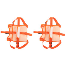 2Pcs Dog Injury Band Pet Lift Belt Skin-Friendly Orange Outdoor Sling