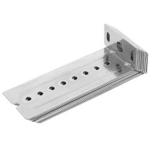 10 Pack Stainless Steel Rear Mount Drawer Slides Brackets for Drawer Use with Quick Release Design