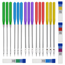 15Pcs Regular Point and Ball Point Home Sewing Machine Needle for Sewing Machine