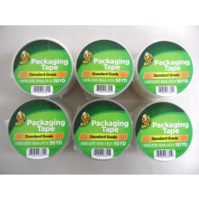 6 Rolls Duck Packaging Shipping Tape Clear 1.88" x 50 Yards Total of 300 Yards