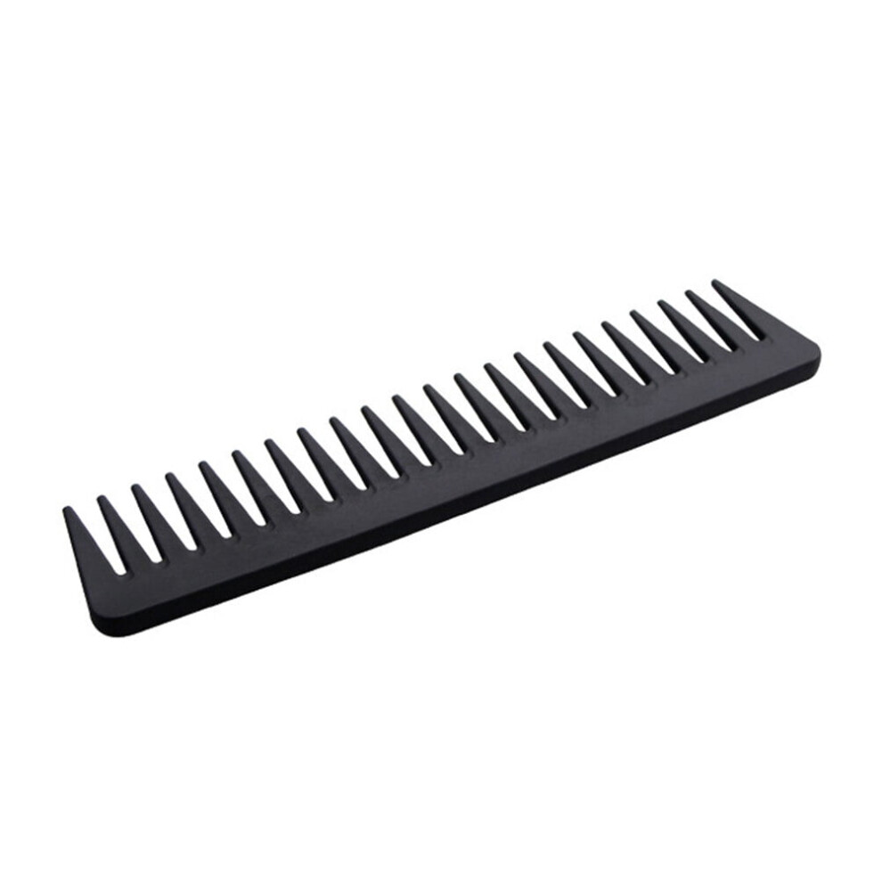 Black Slicked Back Hair Comb Wide Tooth Salon Styling Comb For Men Lightweight And Durable