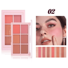 Women's Beauty and Makeup Blush for Cheeks Six Color Matte Blush Natural Color Blush Repair Matte Blush