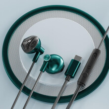 HIFI Bass Stereo Wired Earbuds Headset In-Ear Earphone USB-C Headphone