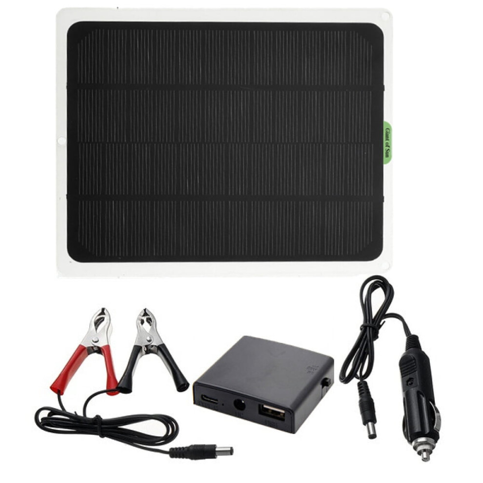 Eco-Worthy 5W 12V Solar Trickle Charger For Car, Boat, Marine, Motorcycle & Truck Batteries Â Compatible With 12V Batteries 9313598165855
