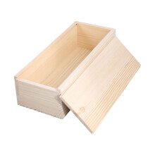Unfinished Wooden Box Keepsake Trinket Box Unpainted Jewelry Box Empty Wood Case