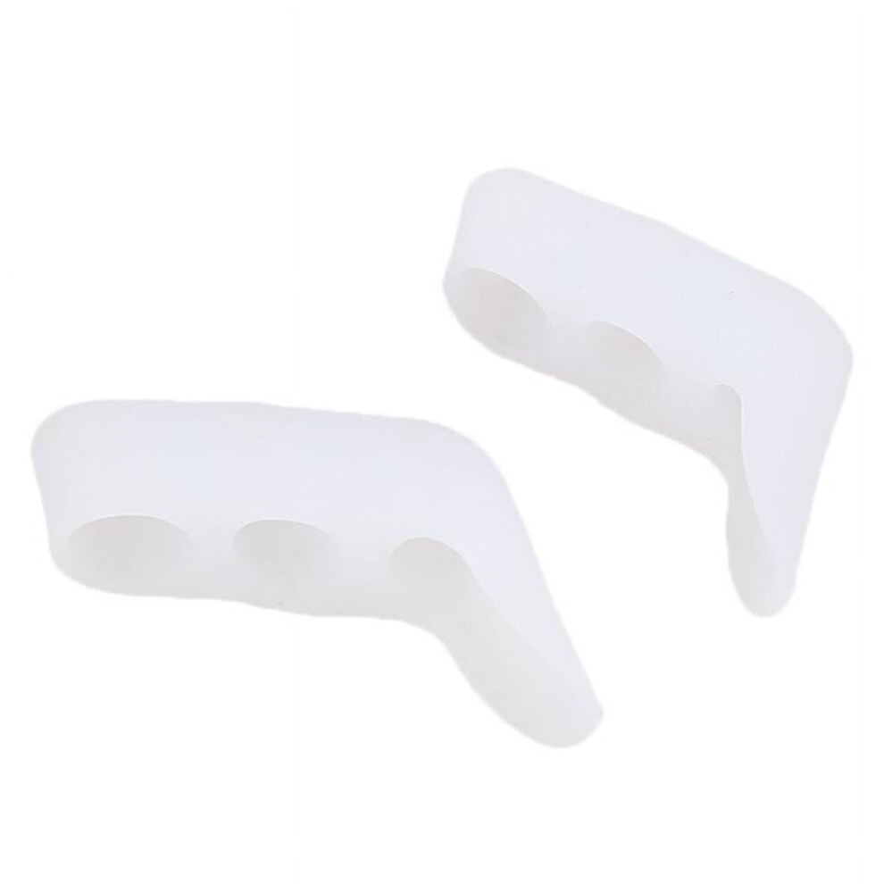 1Pair Soft Little Pinky Toe Valgus Corrector Gel Separators Bunion Straighteners