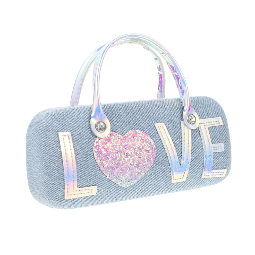 Back to School Eyeglass Case for Kids Glasses Case Assorted Color Pu 1Pack